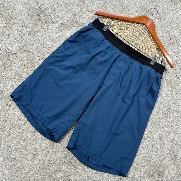 Prana Men’s Coal Super Mojo Pull On Short 10” Outdoor UPF 50+ in Blue Anchor L - Picture 3 of 16